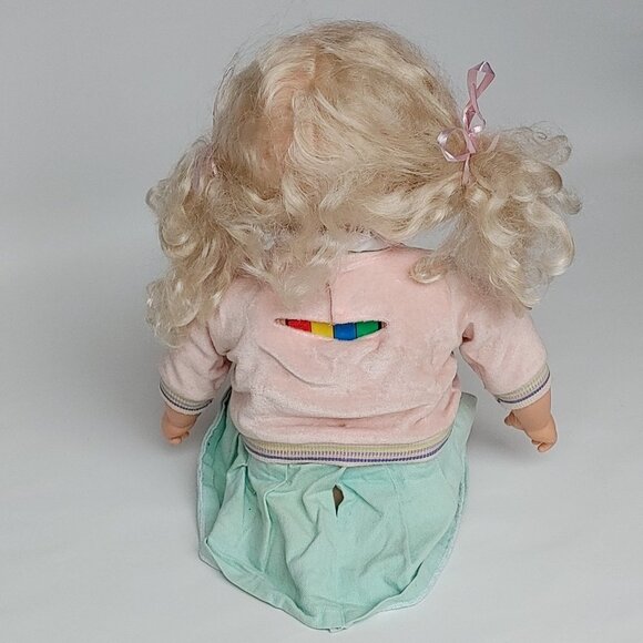 Vintage 1986 Playmates 25” Cricket Talking Doll w/ Tape, Mouth & Eyes Move - Picture 12 of 14